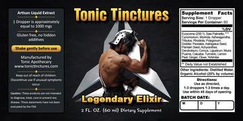 Tonic Tinctures Legendary Elixir - supplement