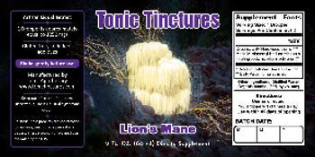 Tonic Tinctures Lion's Mane - supplement