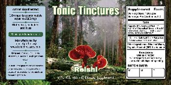Tonic Tinctures Reishi - supplement