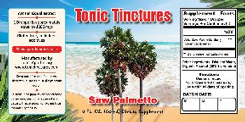 Tonic Tinctures Saw Palmetto - supplement