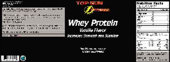 Top Gun Fitness Whey Protein Vanilla Flavor - supplement