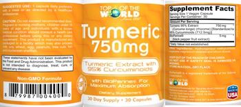 Top Of The World Turmeric 750 mg - supplement