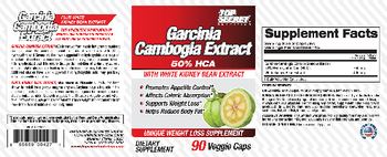 Top Secret Nutrition Garcinia Cambogia Extract - supplement