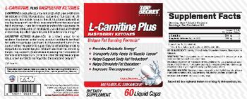 Top Secret Nutrition L-Carnitine Plus Raspberry Ketones Raspberry Ketones - supplement