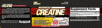 Top Secret Nutrition Micronized Creatine - supplement