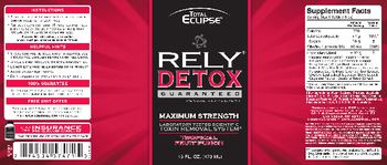 Total Eclipse Rely Detox Tropical Fruit Punch - herbal supplement
