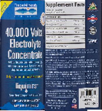 Trace Minerals Research 40,000 Volts! Electrolyte Concentrate - supplement