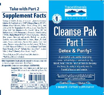 Trace Minerals Research Cleanse Pak Part 1 - 
