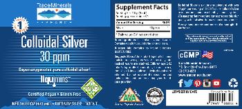 Trace Minerals Research Colloidal Silver 30 ppm - supplement