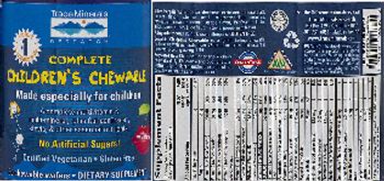 Trace Minerals Research Complete Children's Chewable Wild Cherry - supplement