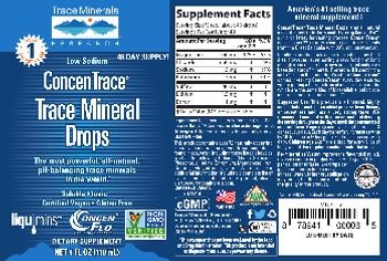 Trace Minerals Research ConcenTrace Trace Mineral Drops - supplement