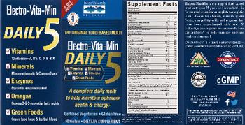 Trace Minerals Research Electro-Vita-Min Daily 5 - supplement