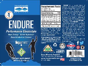 Trace Minerals Research Endure Performance Electrolyte - supplement