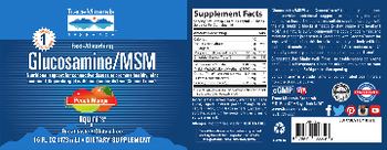 Trace Minerals Research Glucosamine/MSM Peach Mango - supplement