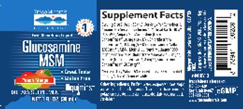 Trace Minerals Research Glucosamine MSM Peach Mango - supplement
