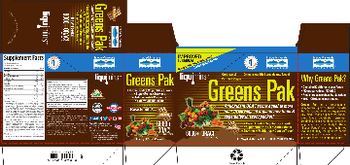 Trace Minerals Research Greens Pak Chocolate - supplement