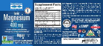 Trace Minerals Research Ionic Magnesium 400 mg - supplement