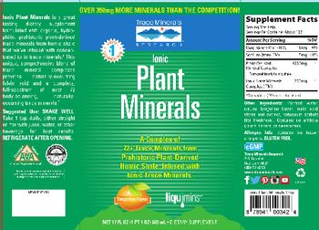 Trace Minerals Research Ionic Plant Minerals Tangerine Flavor - 