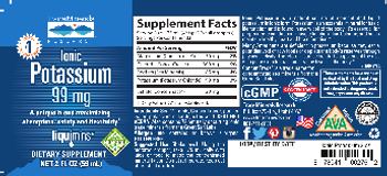 Trace Minerals Research Ionic Potassium 99 mg - supplement