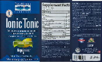Trace Minerals Research Ionic Tonic Lemon Lime - supplement