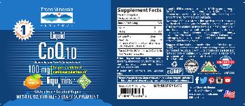 Trace Minerals Research Liquid CoQ10 100 mg Tangerine - supplement