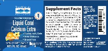 Trace Minerals Research Liquid Coral Calcium Extra Orange Vanilla - supplement