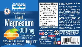 Trace Minerals Research Liquid Magnesium 300 mg Tangerine - supplement