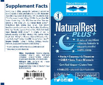 Trace Minerals Research Natural Rest Plus + - supplement