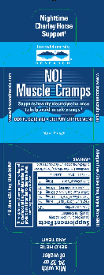 Trace Minerals Research NO! Muscle Cramps - supplement