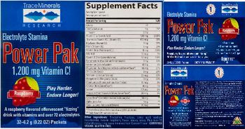 Trace Minerals Research Power Pak Raspberry - supplement