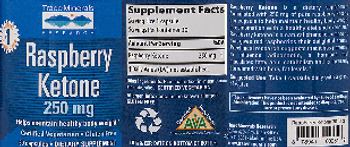 Trace Minerals Research Raspberry Ketone 250 mg - supplement