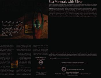 Trace Minerals Research Sea Minerals With Silver - 
