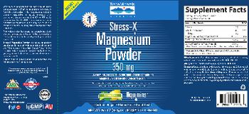 Trace Minerals Research Stress-X Magnesium Powder 350 mg Lemon Lime - supplement
