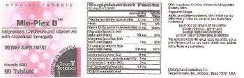 Trace Nutrients Min-Plex B - supplement