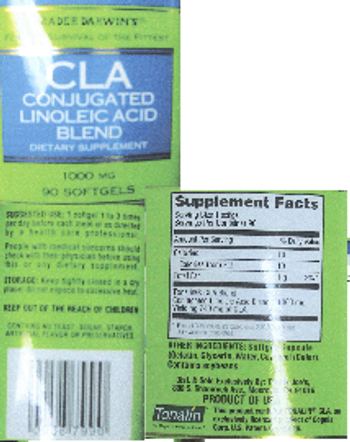 Trader Darwin's CLA Conjugated Linoleic Acid Blend - supplement