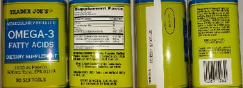 Trader Joe's Omega-3 Fatty Acids - supplement