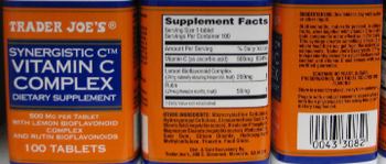Trader Joe's Synergistic C Vitamin C Complex - supplement
