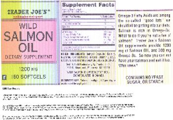 Trader Joe's Wild Salmon Oil - supplement