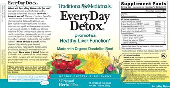 Traditional Medicinals EveryDay Detox - herbal supplement