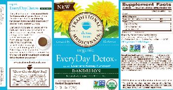 Traditional Medicinals Organic EveryDay Detox Dandelion - herbal supplement
