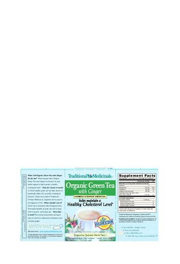 Traditional Medicinals Organic Green Tea With Ginger - herbal supplement