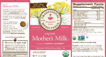 Traditional Medicinals Organic Mother's Milk - herbal supplement