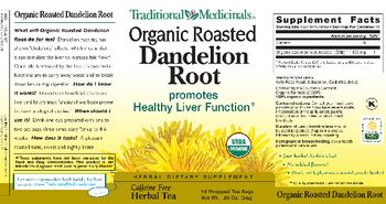 Traditional Medicinals Organic Roasted Dandelion Root - herbal supplement
