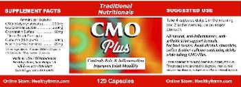 Traditional Nutritionals CMO Plus - 