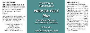 Traditional Nutritionals Prosta-Plex Plus - 