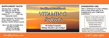 Traditional Nutritionals Vitamin C Softgels - 