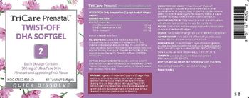 TriCare Prenatal Twist-Off DHA Softgel Fruit Flavor - supplement