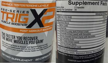 Trig X2 Pro-Series Trig X2 Muscle Booster - supplement