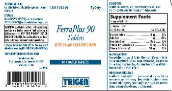 Trigen Laboratories FerraPlus 90 Tablets - 