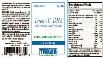 Trigen Laboratories Taron-C DHA - prenatal multivitamin supplement
